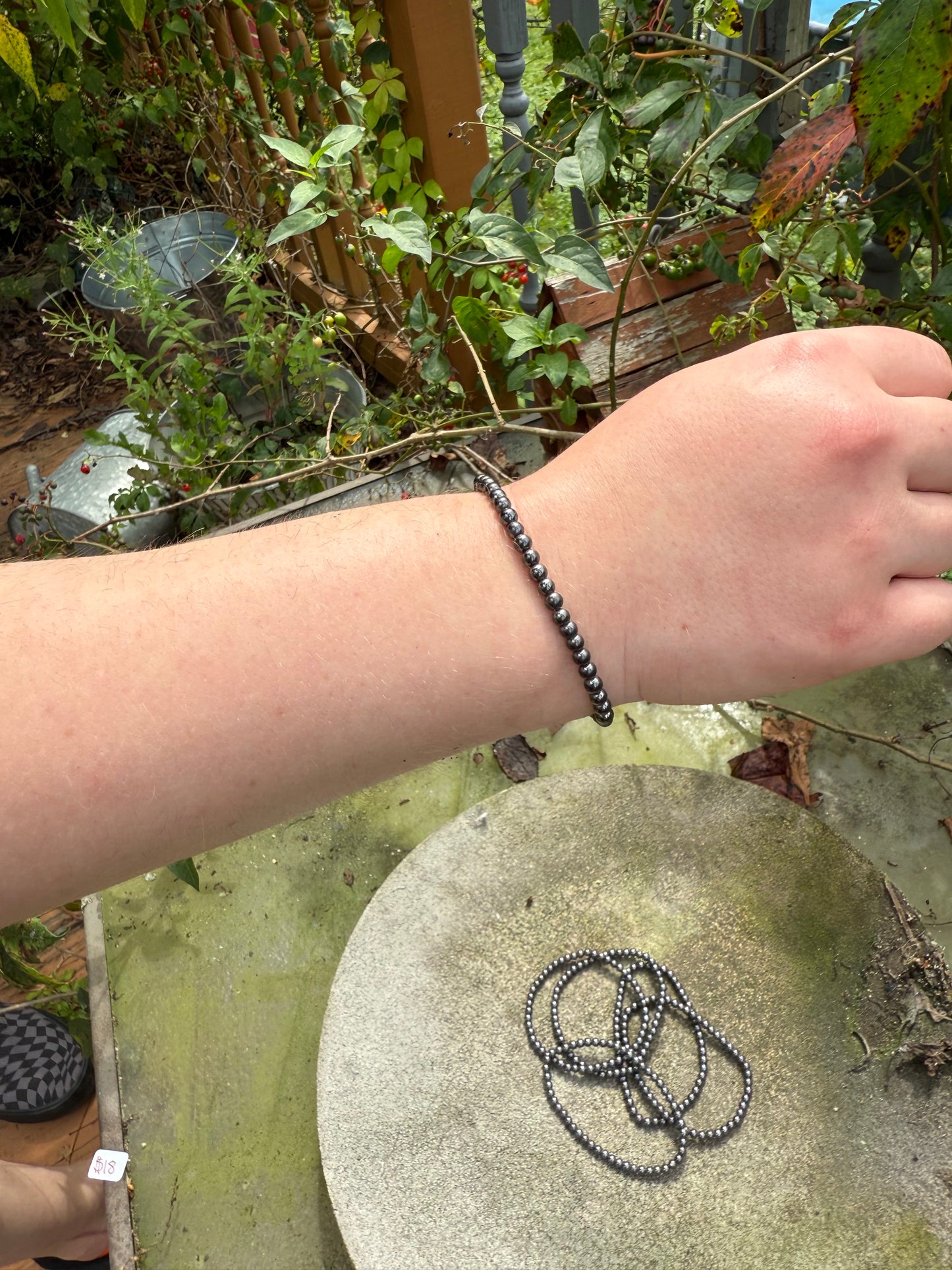 Hematite small bead Bracelet