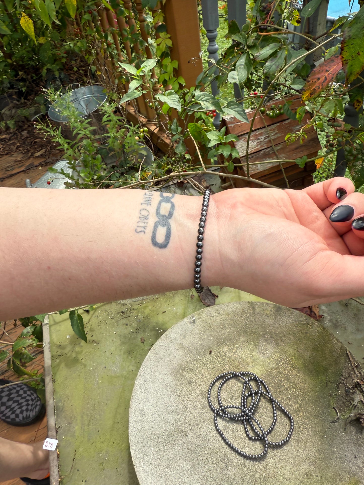 Hematite small bead Bracelet