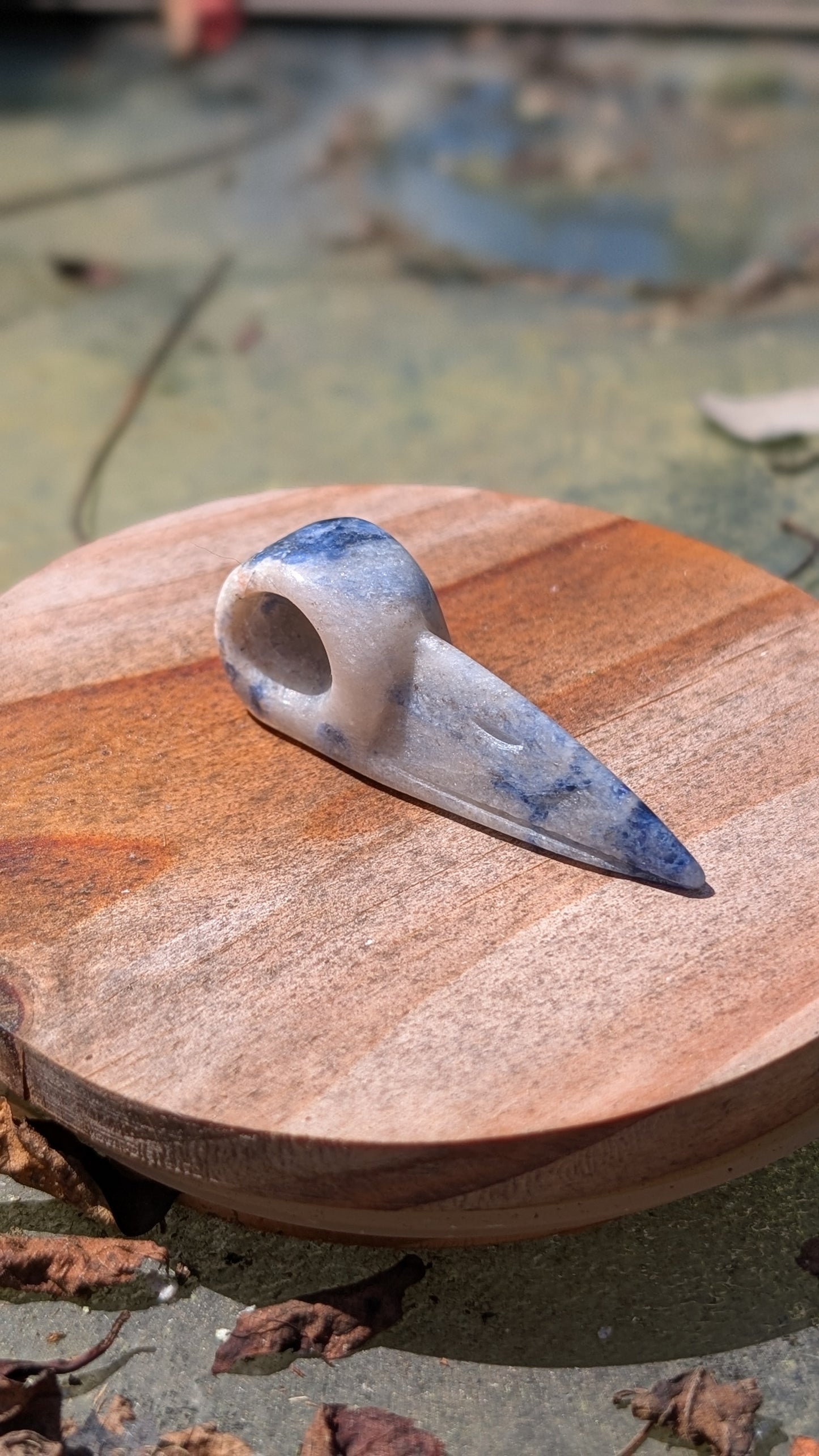 Mystery Raven Skull Carvings