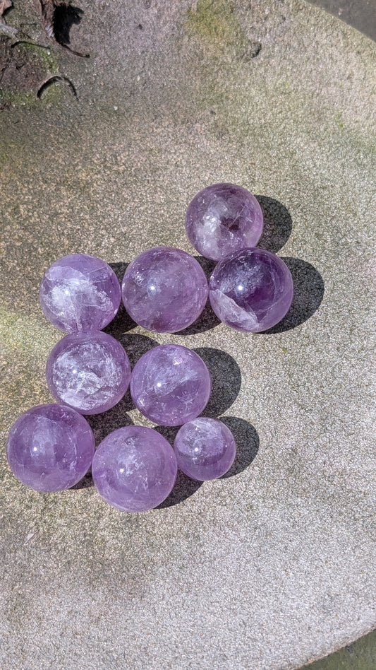 Amethyst Small Spheres