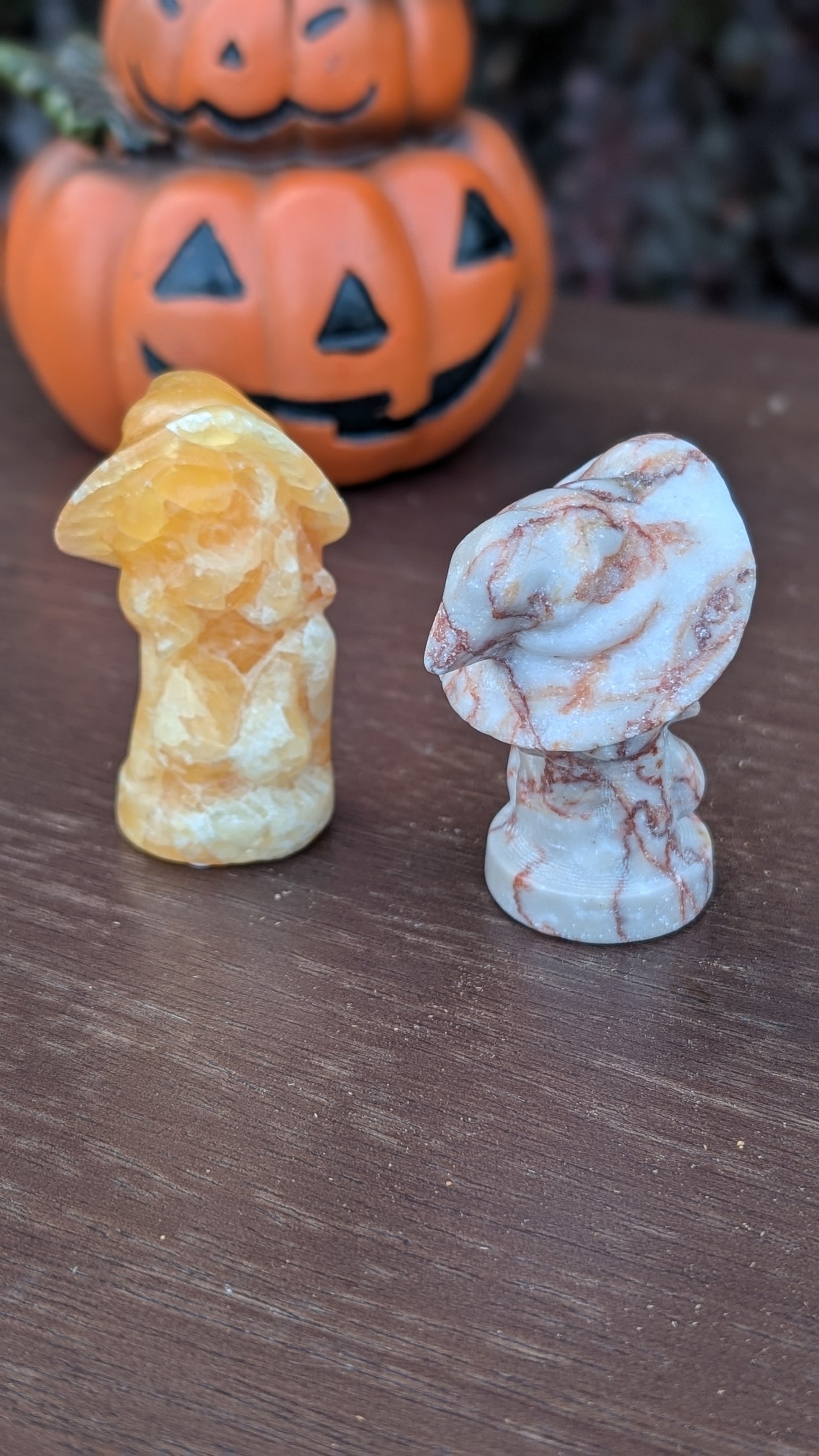 Crystal Witch Carving